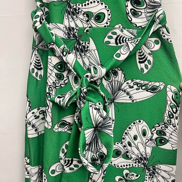 Smak Parlour Green Butterfly Print Glamour Goddess Jumpsuit - Picture 8 of 12